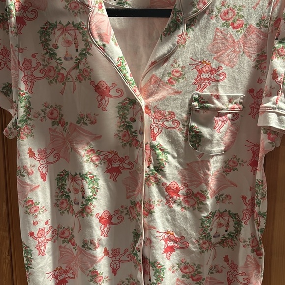 LOVESHACKFANCY x ROLLER RABBIT merry monkey pj set - Picture 5 of 8